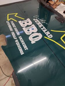 Turning Drunky's Junkyard BBQ Signs Into Works of Art